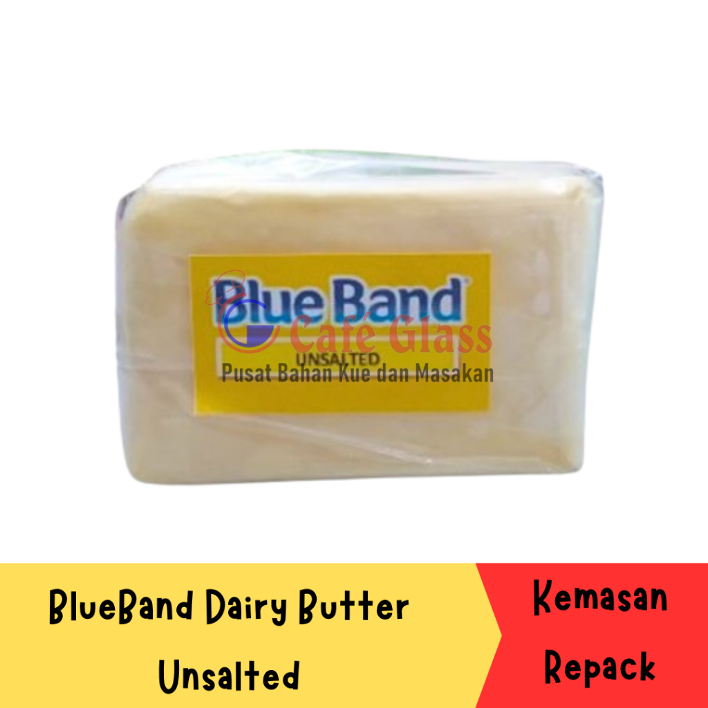 

Blue Band Dairy Butter Unsalted / Kemasan Repack-250Gr