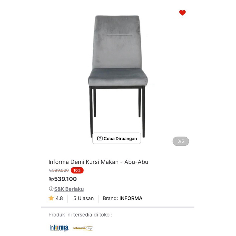 Kursi Makan Informa NEW