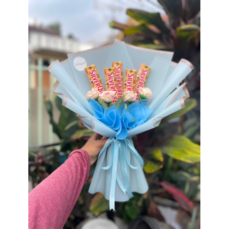 

Buket coklat / buket wisuda / buket silverqueen
