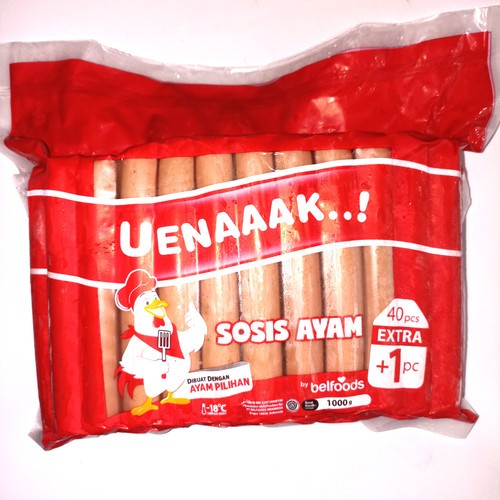 

BELFOODS UENAAK SOSIS AYAM 50G