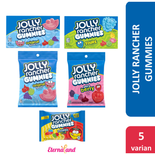 

Jolly Rancher Gummies - permen kenyal impor usa