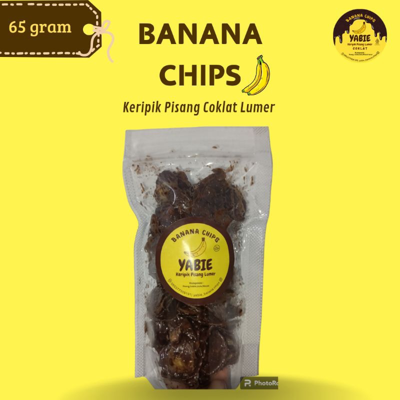

Keripik Pisang Coklat Lumer Yabie Banana Chips