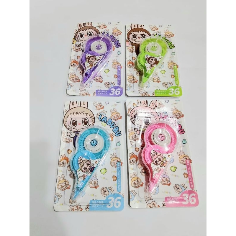 

Correction Tape /Tip-x Rol Kertas Karakter Labubu 9583