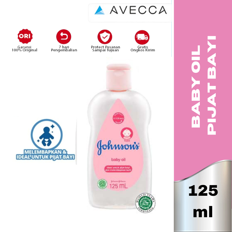 Johnson & Johnson's Baby Oil 125 ml