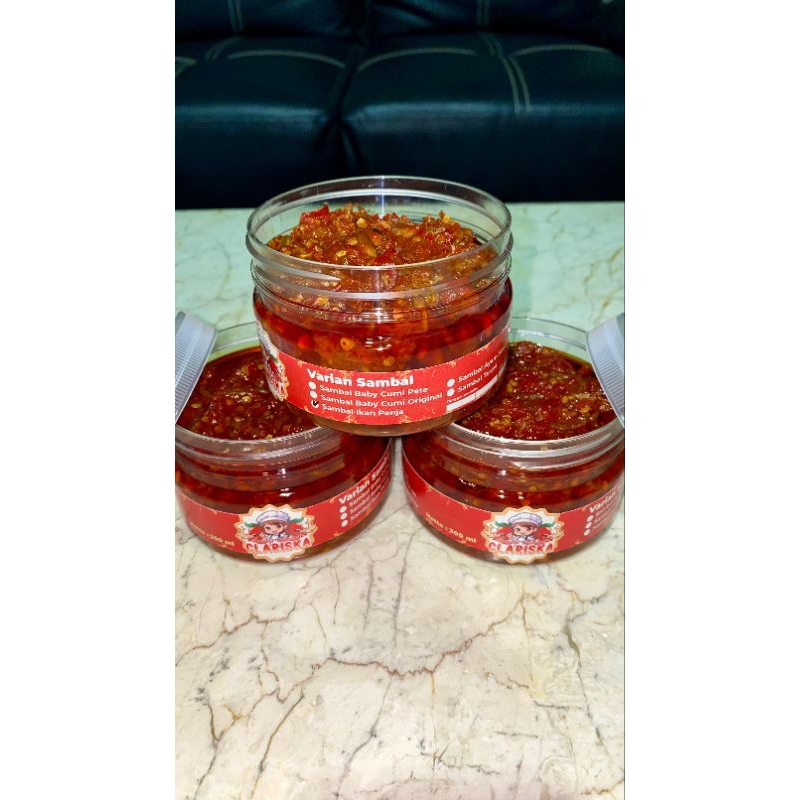 

Dapoer Sambal Clariska, Sambal Ikan penja 300ml