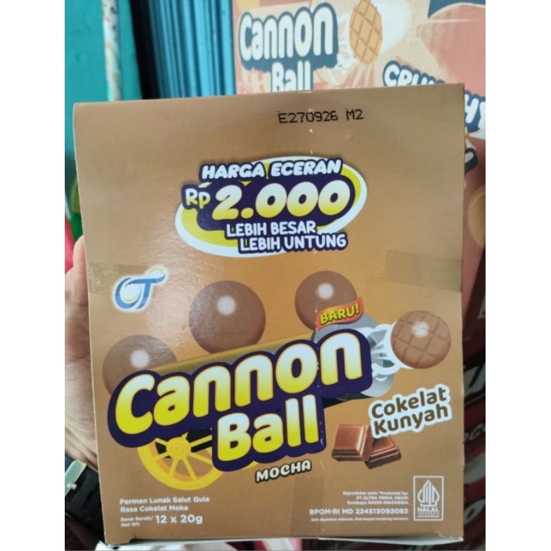 

cannon ball mocha 45k/box isi 12pcs