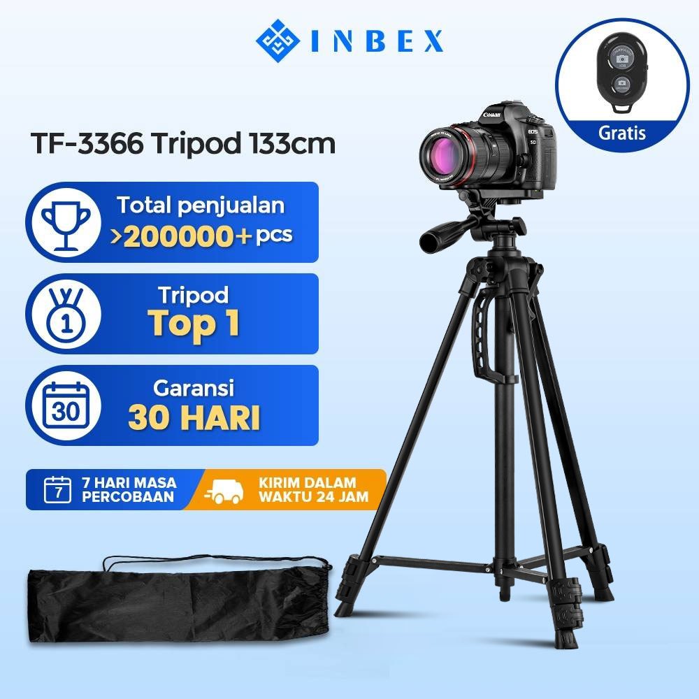 [k] INBEX TF-3366 Tripod/133CM Tripod/for Photography Kamera cellphone DSLR