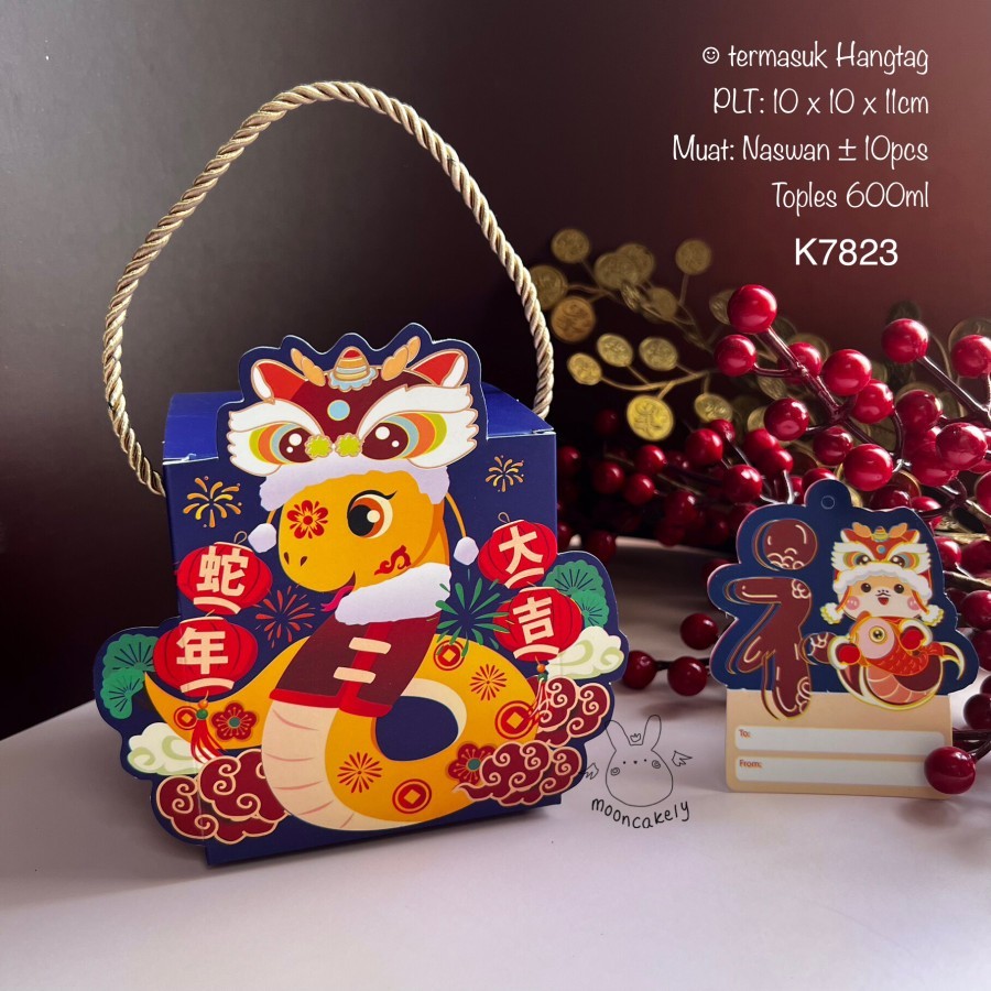

Kotak Sincia K7823 dus Toples Imlek| Kue Bakul| Cookies| Nastar