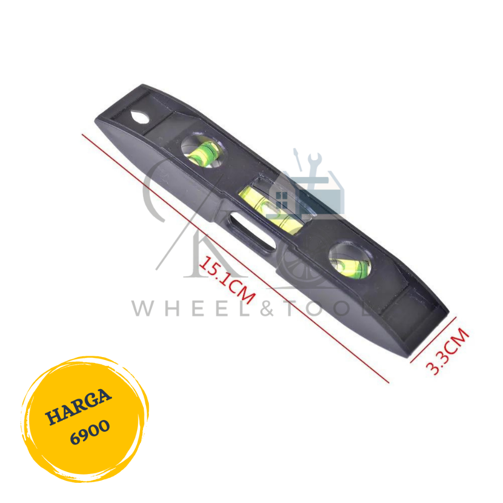 

PENGGARIS WATERPASS MINI DENGAN MAGNET VERTICAL 6 INCH / 15 CM