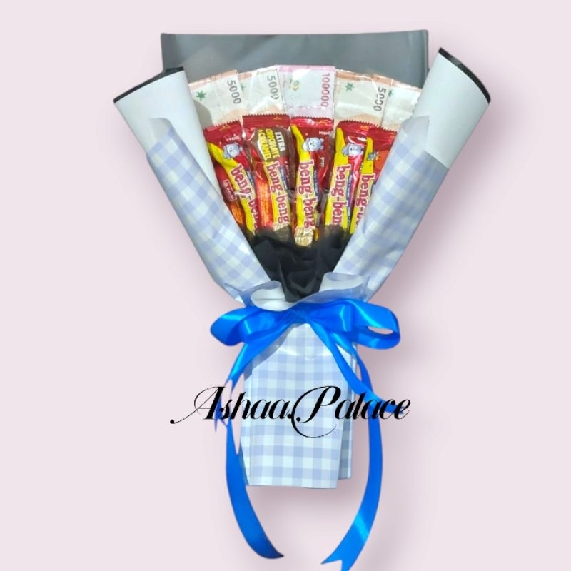 

Bucket Uang kosongan 5 lembar Mix Snack Murah Meriah untuk kado wisuda, kado sempro, kado semhas, kado ultah (BACA DESKRIPSI)