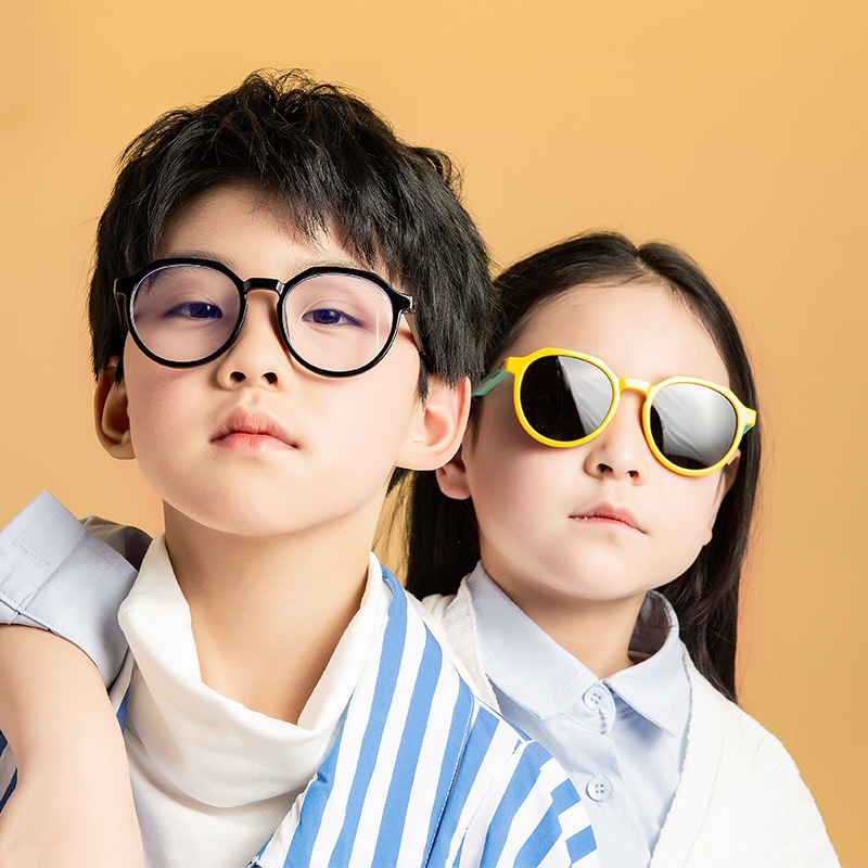 kacamata optik anak-anak anti radiasi bluray bluelight elastis bahan silikon plastik optik Medan