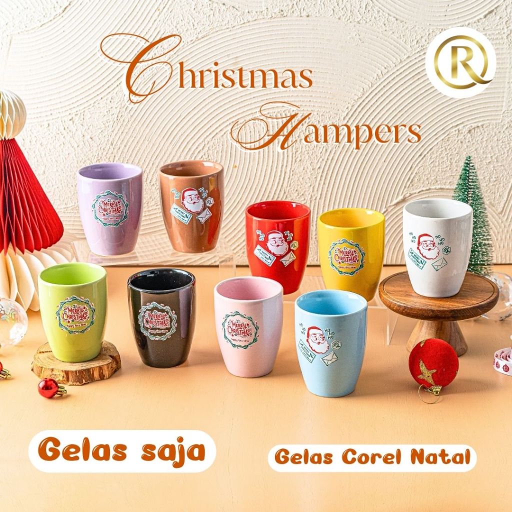 

Gelas Mug Corel Christmas Series Stoneware Keramik 11oz 300ml