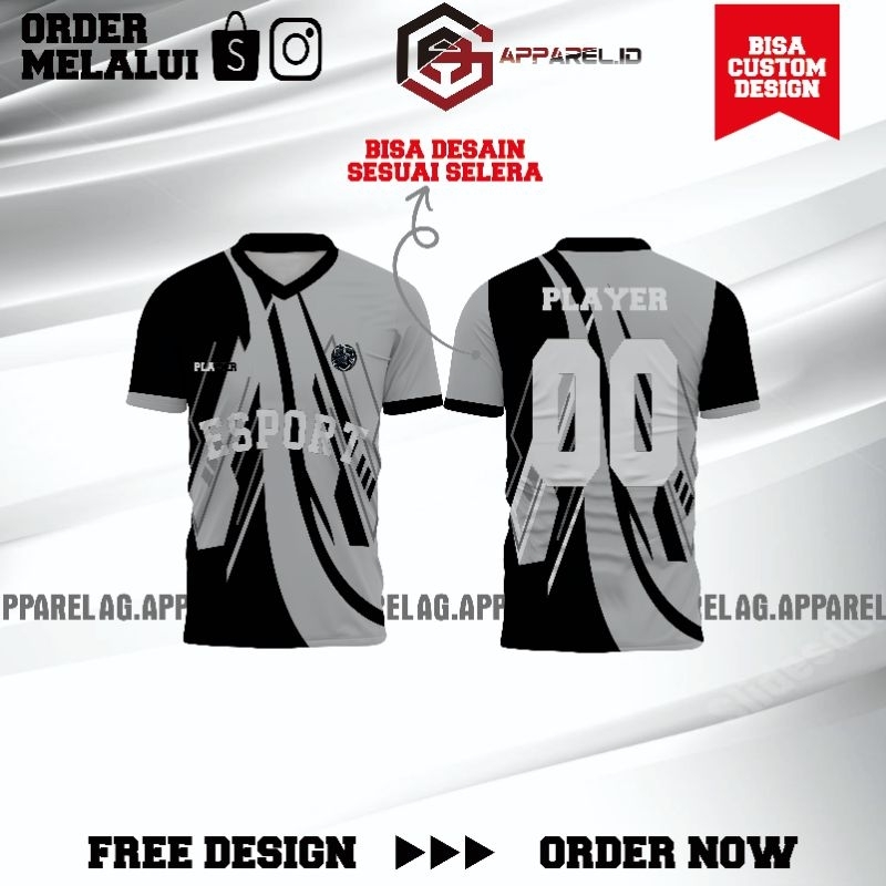 Jersey gaming custom Full Printing