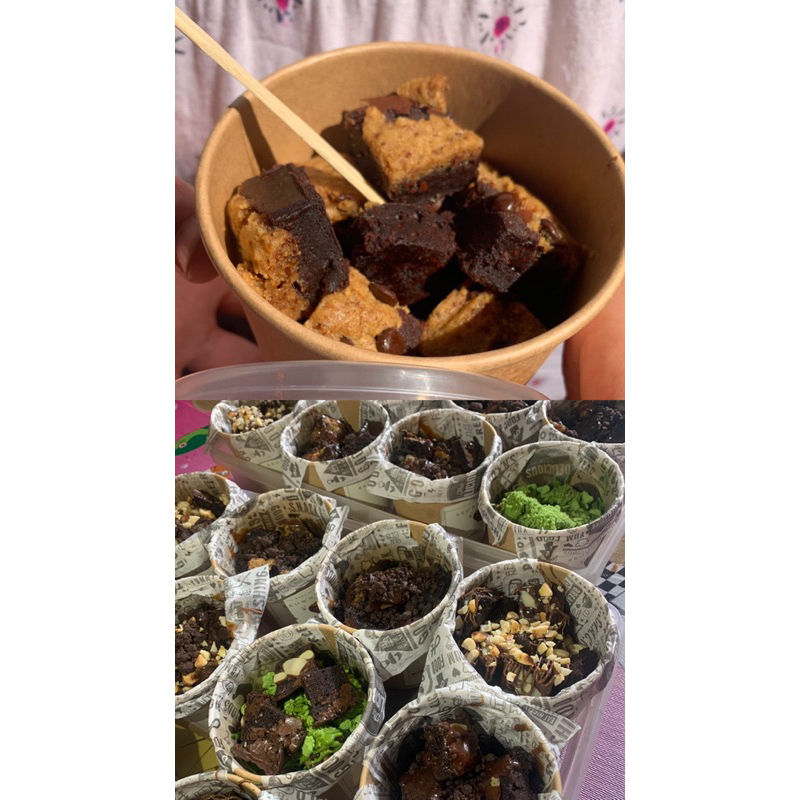 

brownies bites/cup fudgy browniea brownies bites brownies cup surabaya