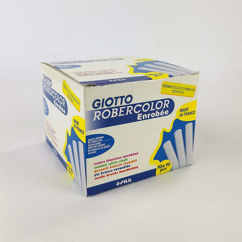 

Giotto Robercolor Enrobee White 100Pcs/Box