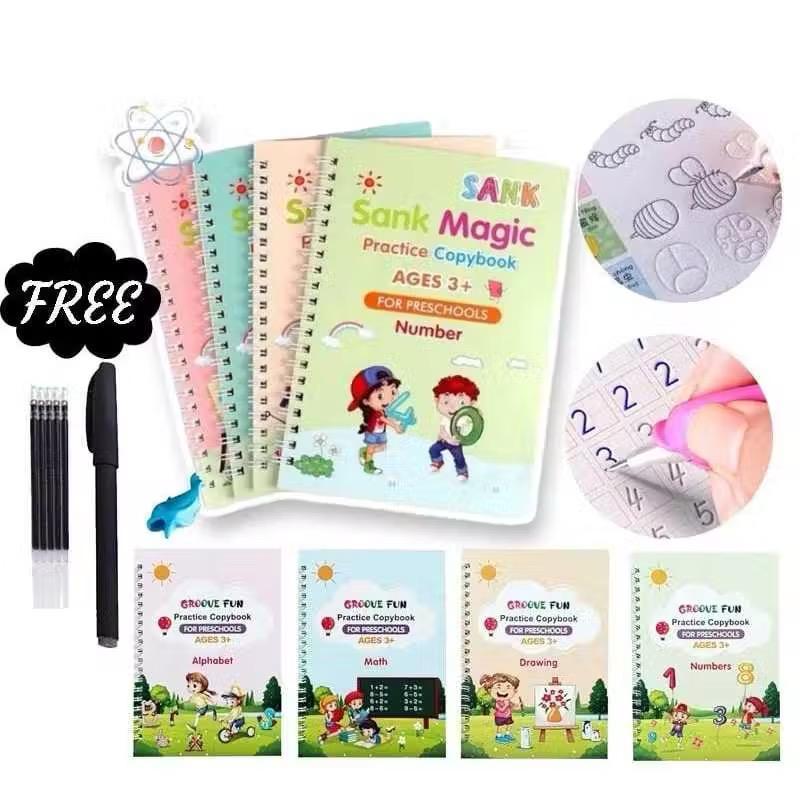 

Sank Magic Book Set Buku Latihan Menulis Anak / Buku Ajaib Panduan Belajar Anak Menulis
