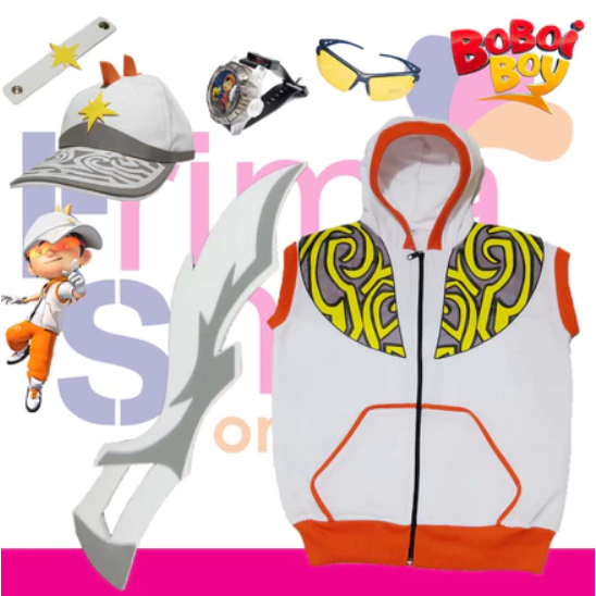 [COD] BOBOIBOY PAKET TOPI + JAM TANGAN + KACAMATA + ROMPI + 1 PEDANG BOBOIBOY SOLAR