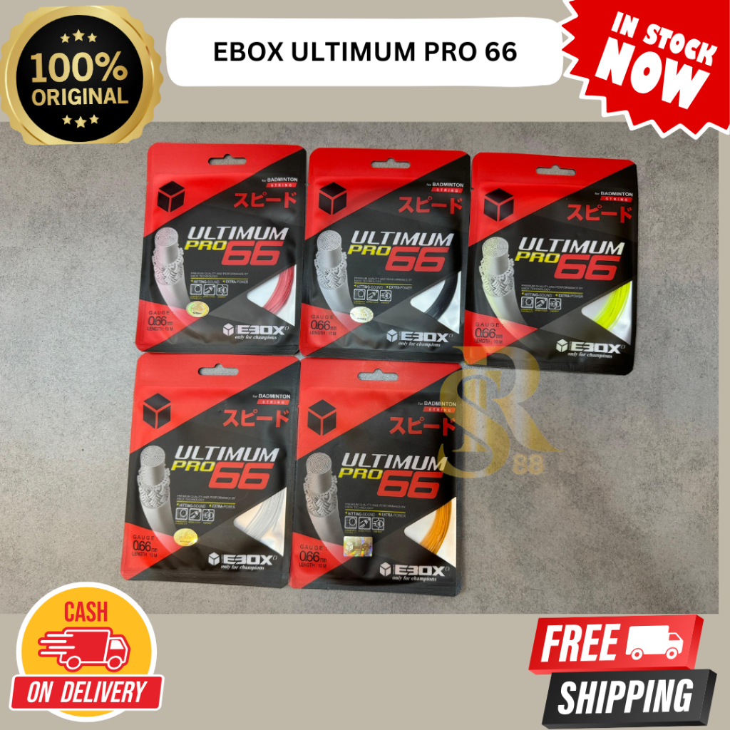 Senar Badminton String Ebox Ultimum Pro 66 / Ebox Ultimum Pro66 Original
