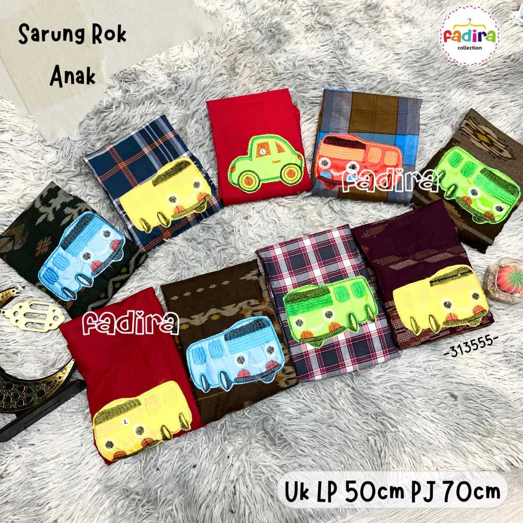 Rok Sarung/Rok Sarung Anak/Polos/Motif