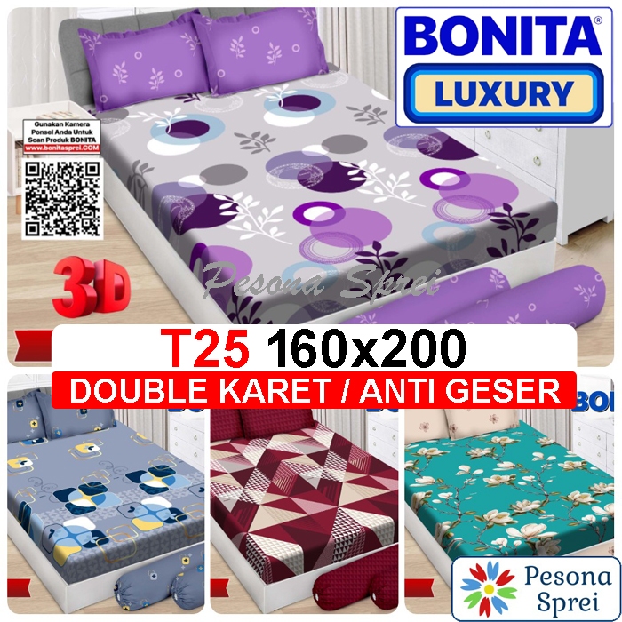 SPREI BONITA 160x200 TINGGI 25 / SPREI BONITA QUEEN / SEPRAI BONITA / SPREI BONITA LUXURY 160x200