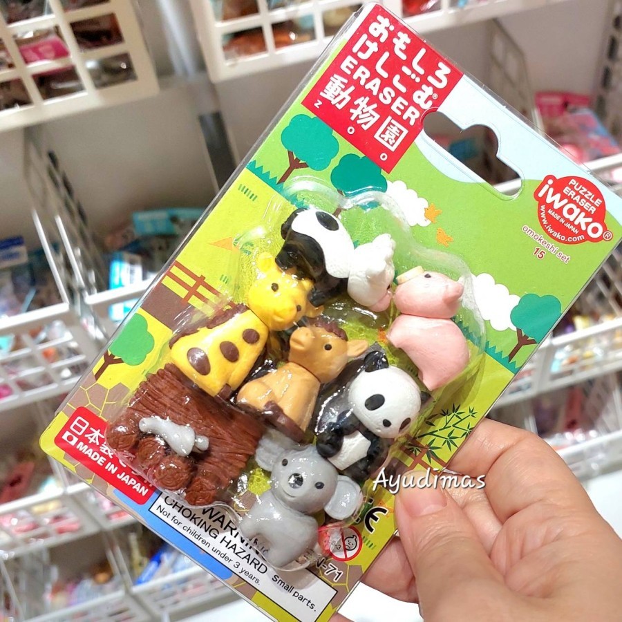 

Iwako Zoo Japan Puzzle Eraser - Penghapus / Setip Jepang
