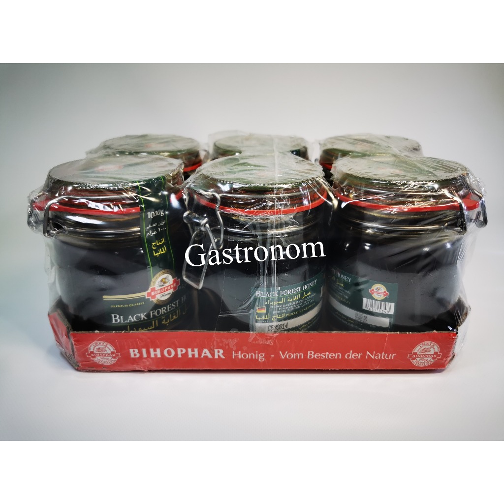 

Madu Bihopar Black Forest / Bihophar Black Forest Honey 6 x 1Kg - Karton