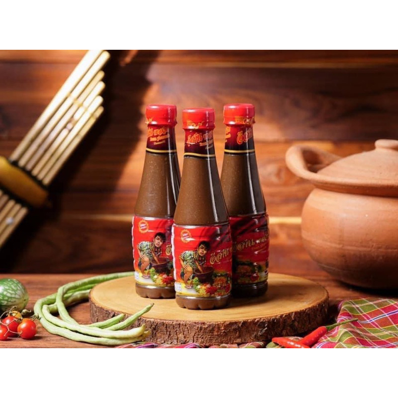 

BAYAR DITEMPAT ✅ SAUS CHUMNAN FISH SAUCE MUKBANG ESAN PHASUAB - Fermented Fish Sauce / Chumnan sauce / Thailand Sauce / Thai Sauce / Saus Thailand / Saus Chumnan / HALAL