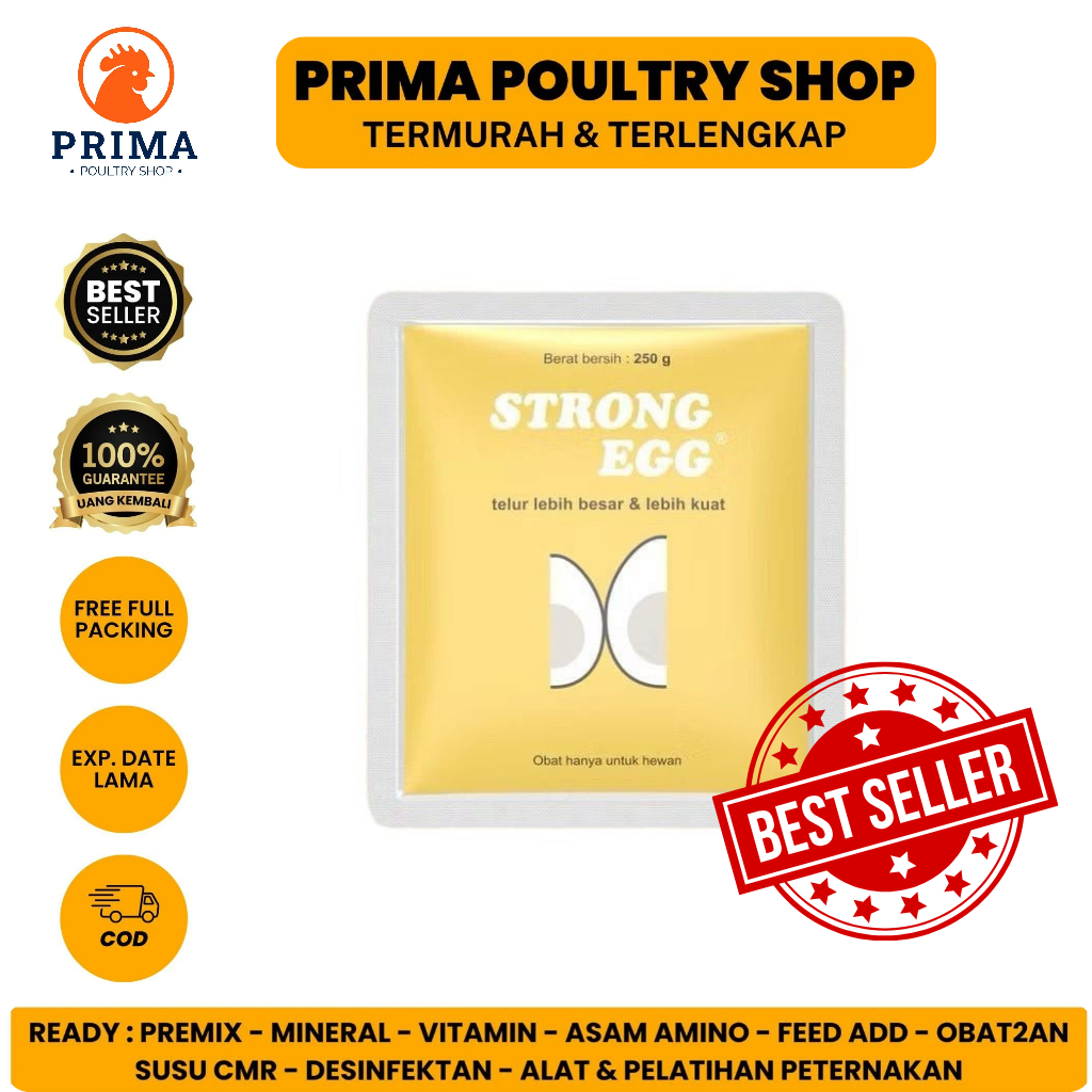 STRONG EGG 250 GRAM MEDION - VITAMIN PETELUR AYAM