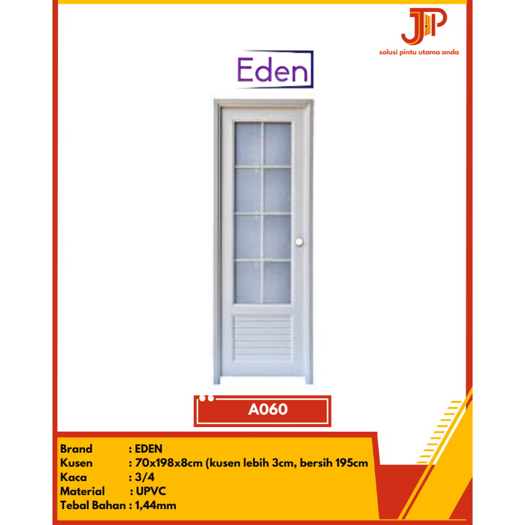 PINTU AESTHETIC Pintu EDEN PINTU UPVC - A060