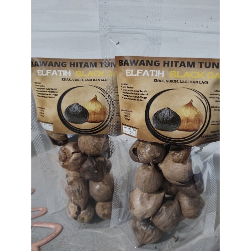 

ELFATIH BLACK GARLIC SOLO PREMIUM BAWANG HITAM TUNGGAL PAKET ISI 2 LUMAJANG JAWA TIMUR