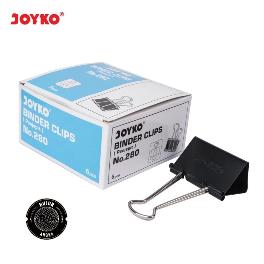 

(PER PCS) BINDER CLIP / KLIP PENJEPIT KERTAS JOYKO 280
