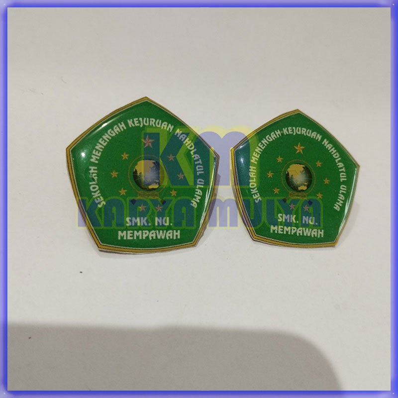Bros Osis SMK NU Lencana Pin Logo Osis Sekolah Custom - Karya Mulya