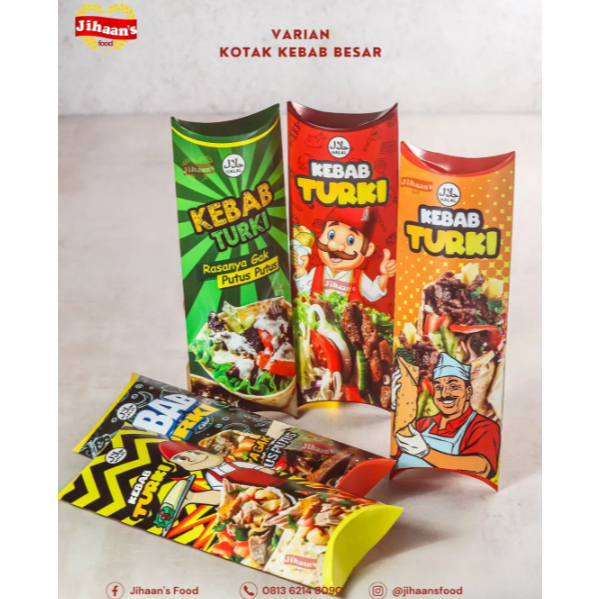 

Kotak/Packaging Kebab Besar Isi 20 Pcs - Jihaan's Food Medan