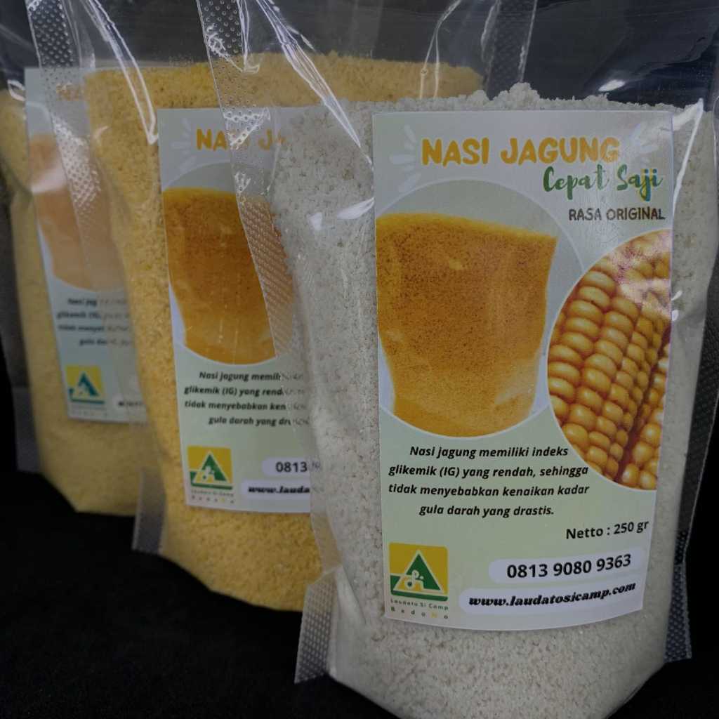 

Nasi Jagung instan/Nasi Jagung Cepat Saji - 250 gr