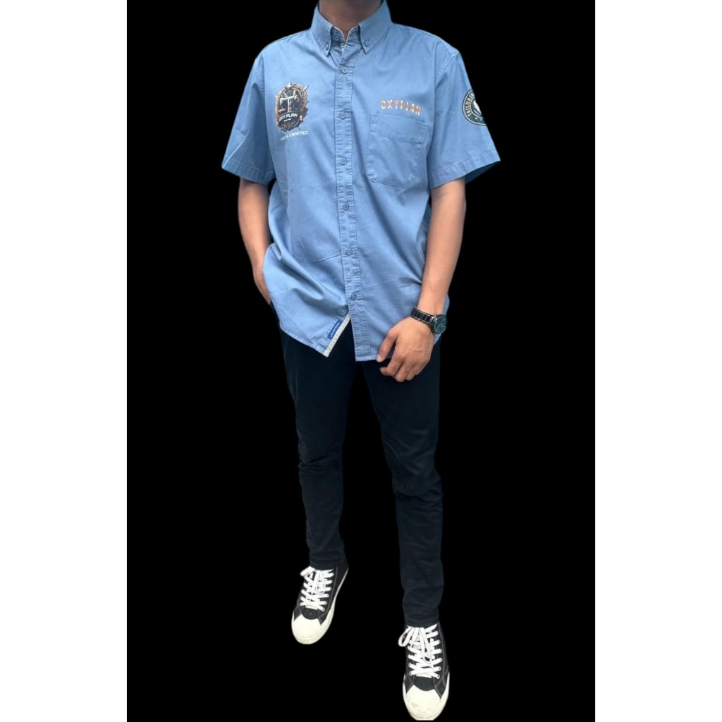 OXYPLAN.KEMEJA PENDEK SABLON 3 DIMENSI