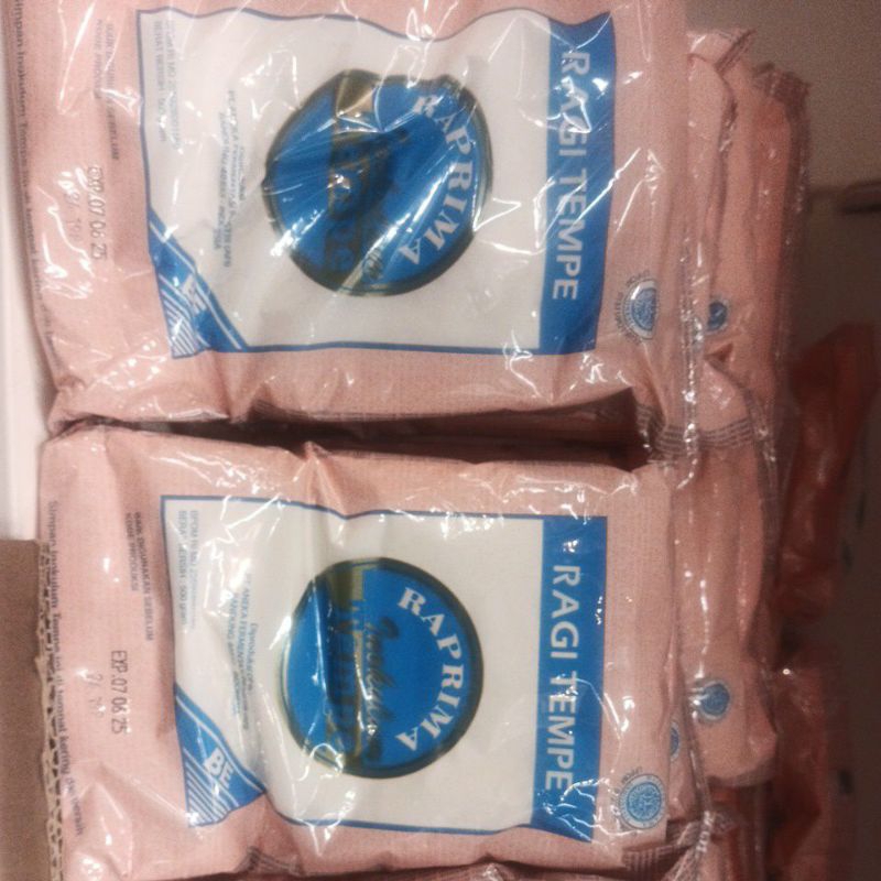 

Ragi Tempe Raprima 500 gr inokulum enak putih