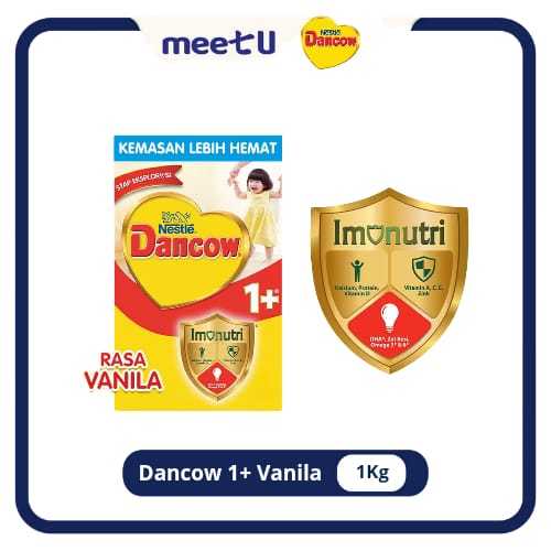

Nestle Dancow 1+ Susu Pertumbuhan Rasa Vanila/Madu 1-3 Tahun Box 1 kg