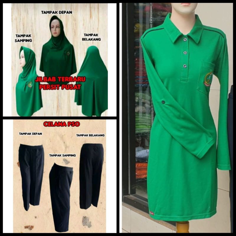 ATASAN PSO PERSIT MUPUS HIJAU PEKAT MODEL SYARI DAN STANDART