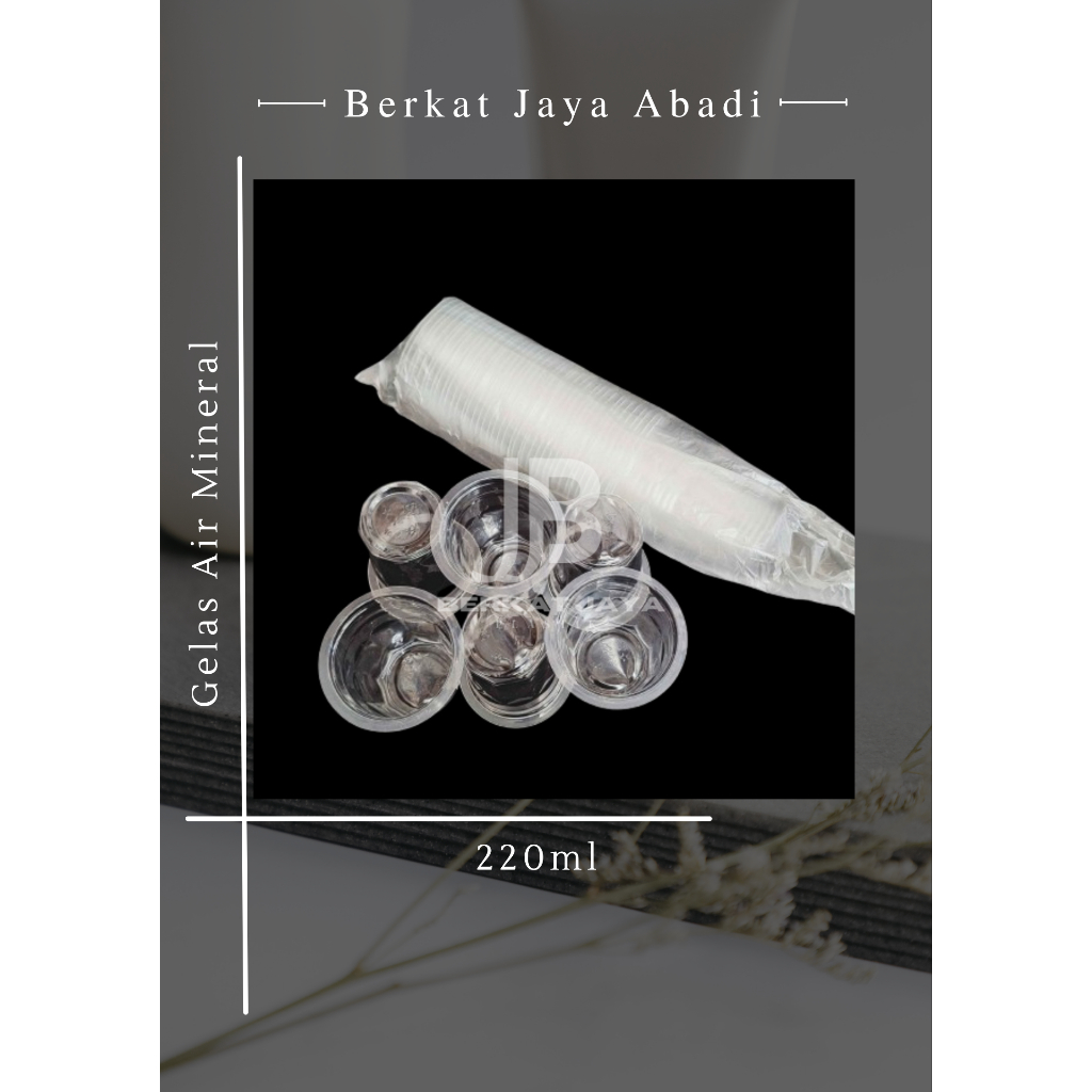 Gelas Cup Plastik Gelas Kopi 220ml
