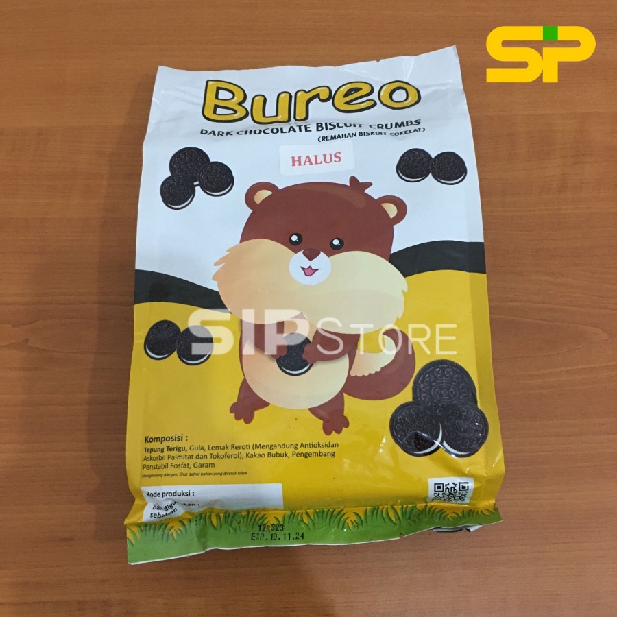 

BUREO DARK Crumbs Biscuit 1kg / Remahan Biskuit Coklat 1kg