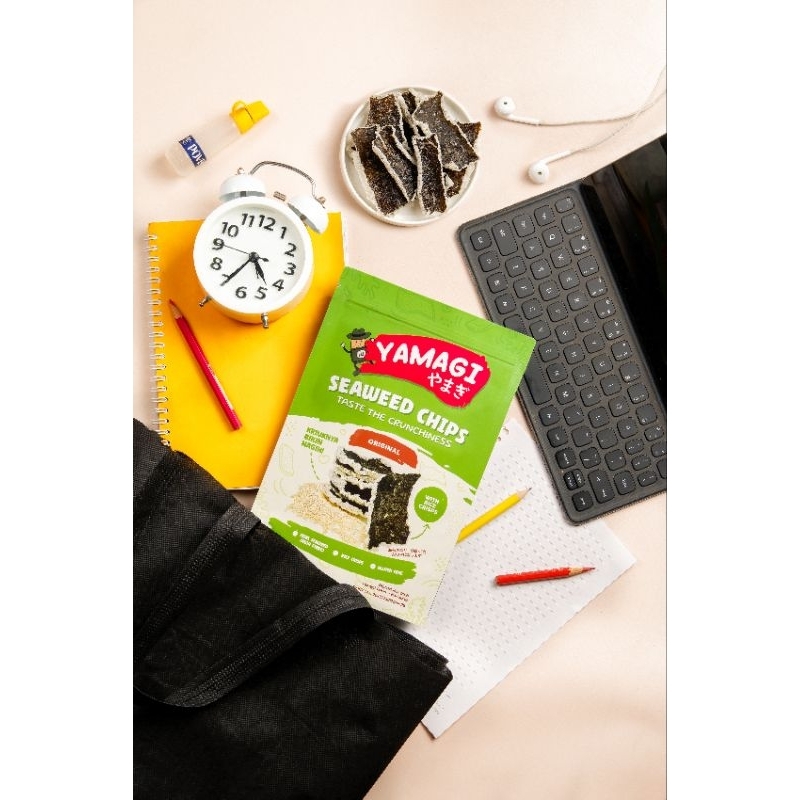 

Halal Yamagi Seaweed Chips Crispy Keripik Rumput Laut Nori