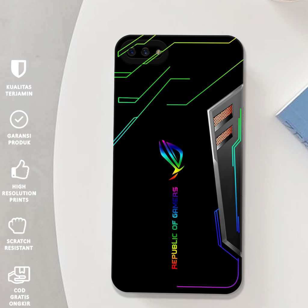 Case Hp Oppo A1K - Casing Hp Oppo A1K - Softcase Oppo A1K Motif ROG - Case Oppo A1K - Case Hp - Soft