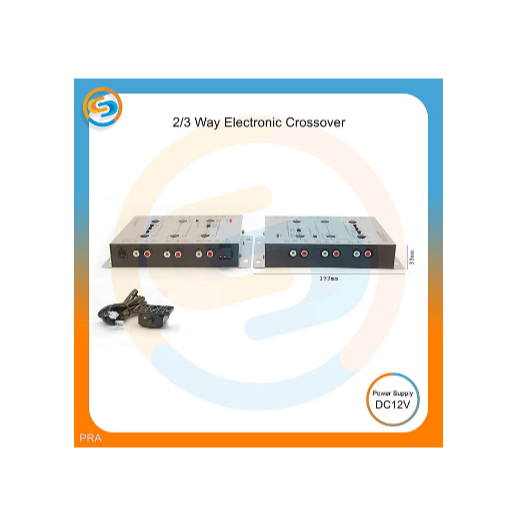 Crossover 2/3 way Mobile Electronic Crossover - Crossover Mobil aktif
