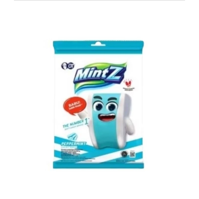 

MINTZ CHEWY PEPPERMINT CANDY BAG 103.5 GR