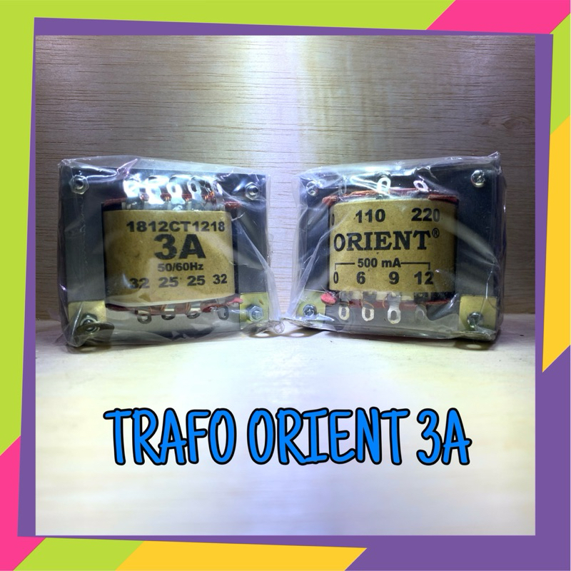 trafo 3 ampere // trafo 3A ORIENT CT