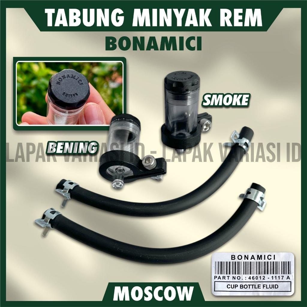 TABUNG MASTER REM BONAMICI TABUNG MINYAK REM UNIVERSAL SEMUA MASTER REM PNP + BREKET BAUT SELANG TAB