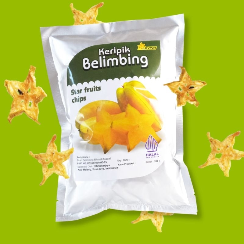 

Keripik Belimbing Levina 100 gram kripik buah khas Malang