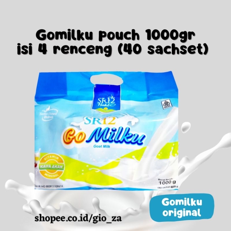 

Termurah Gomilku SR12 pouch isi 40 original - Susu kambing etawa