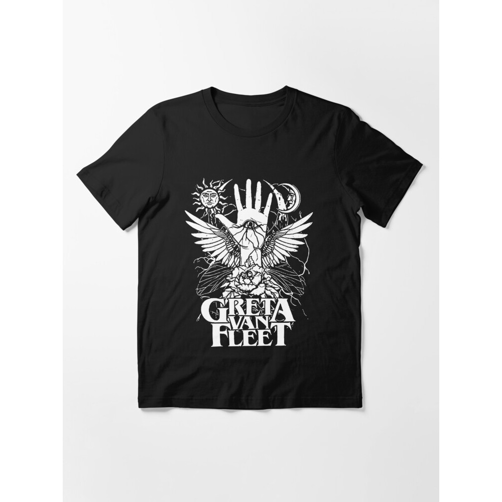 Kaos Greeta van fleet6 Greta Van Fleet Retro Musical Greta Van Fleet Rock Band Boho Tshirt