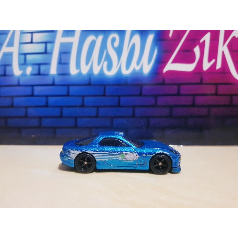 Custom hot wheels mazda rx7 dominic toreto